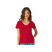 Футболка Heavy Super Club женская с V-образным вырезом, красный