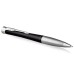 Ручка шариковая Parker модель Urban Muted Black CT в футляре, черный/серебристый