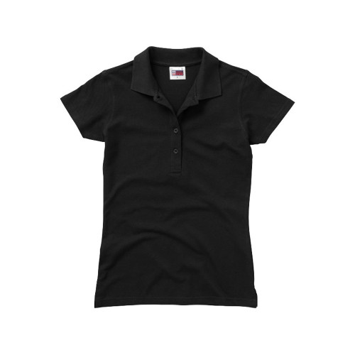 Рубашка поло First женская, черный Рубашка поло First женская, черный