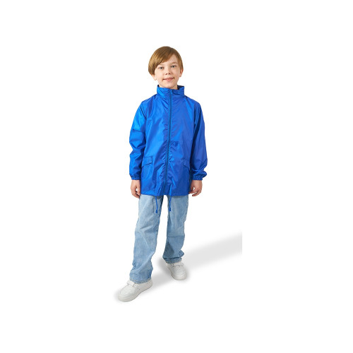 Ветровка Miami детская с чехлом, классический синий Ветровка Miami детская с чехлом, классический синий