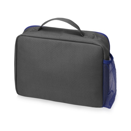 Изотермическая сумка-холодильник Breeze для ланч-бокса, серый/синий