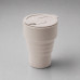 Силиконовый складной стакан GoCup, бежевый