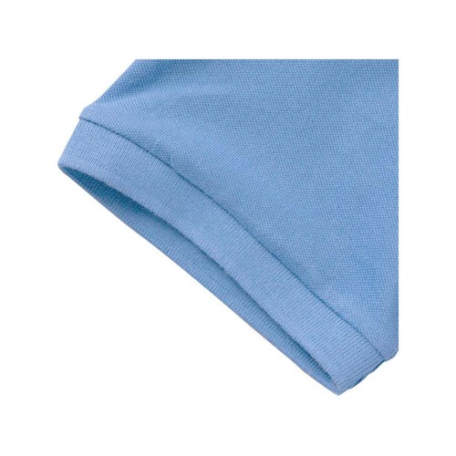 Calgary женская футболка-поло с коротким рукавом, голубой