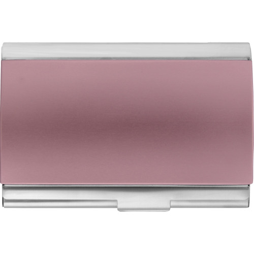 Визитница Смит, розовый/серебристый