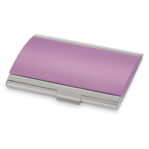Визитница Смит, фиолетовый/серебристый Визитница Смит, фиолетовый/серебристый
