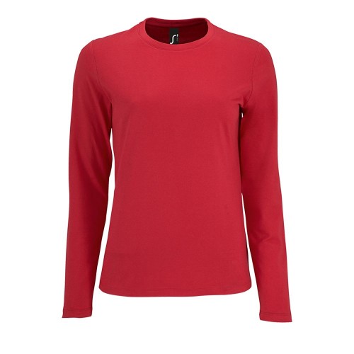 Футболка с длинным рукавом Imperial LSL Women, красная Футболка с длинным рукавом Imperial LSL Women, красная
