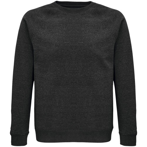 Свитшот унисекс Space, черный меланж Свитшот унисекс Space, черный меланж