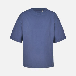 Футболка оверсайз женская Boxy Women, синяя (джинс)