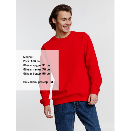 Свитшот унисекс Columbia, красный Свитшот унисекс Columbia, красный