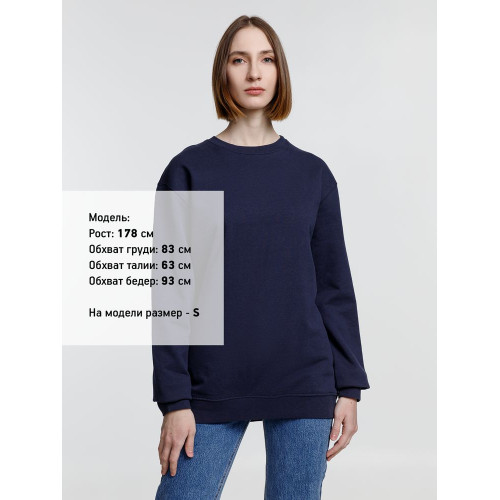 Свитшот унисекс Columbia, темно-синий Свитшот унисекс Columbia, темно-синий