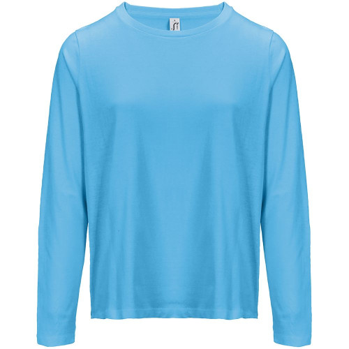 Футболка с длинным рукавом женская Monarch Women, ярко-бирюзовая