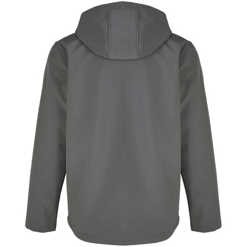 Куртка софтшелл с капюшоном мужская Race Men, темно-серая