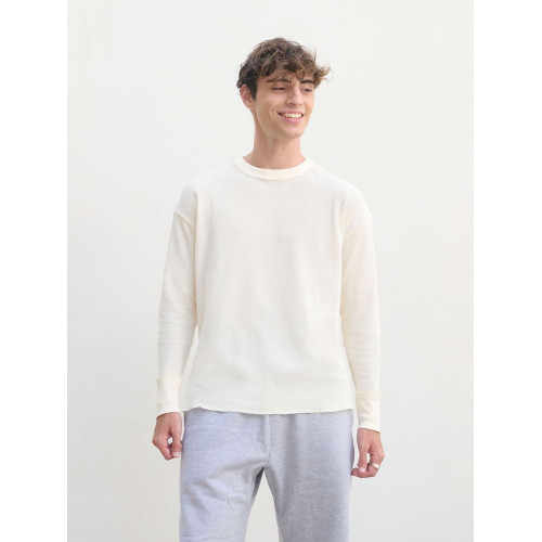 Футболка с длинным рукавом Thermal T, бежевая (неокрашенная) Футболка с длинным рукавом Thermal T, бежевая (неокрашенная)