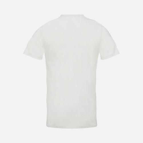 Футболка унисекс Regent с V-образным вырезом, молочно-белая