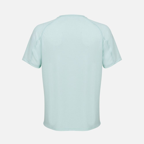 Футболка спортивная унисекс Vortex, зелено-голубая