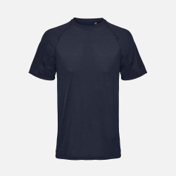 Футболка спортивная унисекс Vortex, темно-синяя