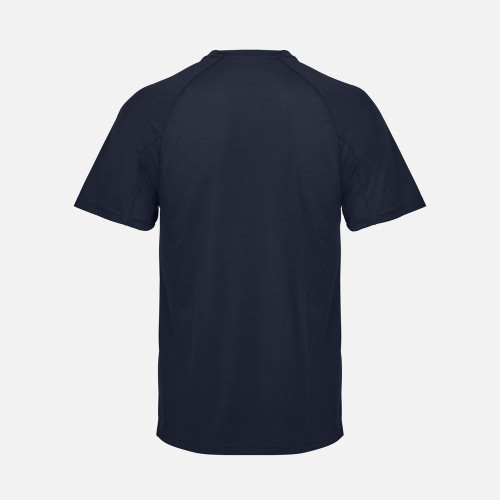 Футболка спортивная унисекс Vortex, темно-синяя