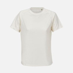 Футболка спортивная женская Vortex Women, молочно-белая