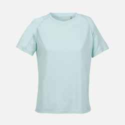 Футболка спортивная женская Vortex Women, зелено-голубая