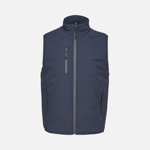 Жилет софтшелл унисекс Falcon BW, синий Жилет софтшелл унисекс Falcon BW, синий