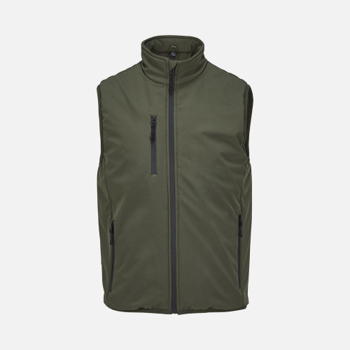 Жилет софтшелл унисекс Falcon BW, темный хаки Жилет софтшелл унисекс Falcon BW, темный хаки