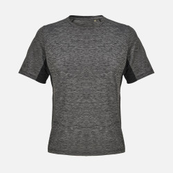 Футболка спортивная унисекс Storm, черный меланж