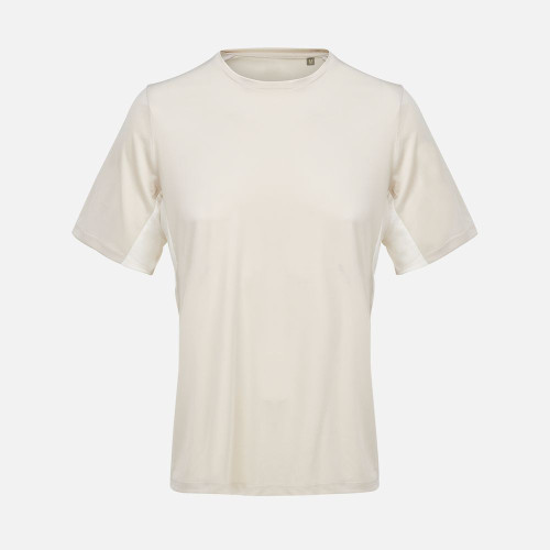 Футболка спортивная унисекс Storm, бежевая (льняная)