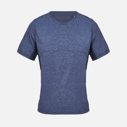 Футболка спортивная унисекс Storm, темно-синий меланж