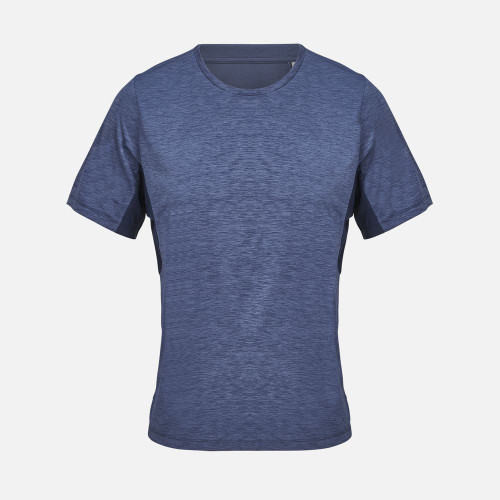 Футболка спортивная унисекс Storm, темно-синий меланж