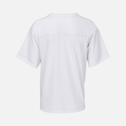 Футболка унисекс Nino с V-образным вырезом, белая