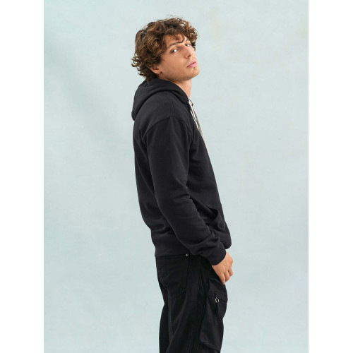 Худи унисекс Cameron, серый меланж с темно-синим Худи унисекс Cameron, серый меланж с темно-синим