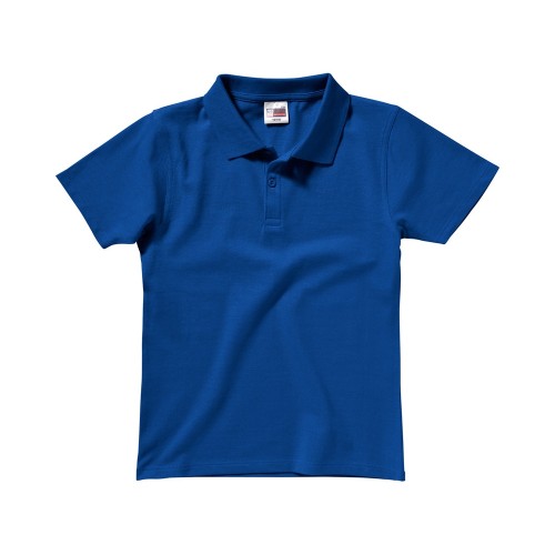 Рубашка поло First детская, классический синий