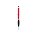 Ручка-стилус шариковая Ziggy черные чернила, красный/черный