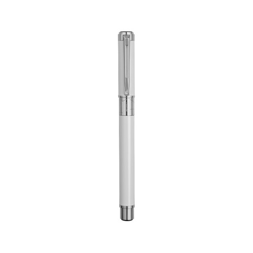 Ручка роллер Waterman Perspective Pure White CT F, белый/серебристый