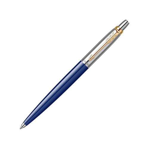 Шариковая ручка Parker Jotter K160, цвет: Blue/GT, стержень: M, цвет чернил: blue, в подарочной упак