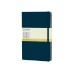 Записная книжка Moleskine Classic (в клетку) в твердой обложке, Large (13х21см), голубой сапфир