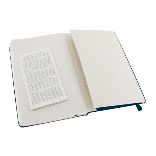 Записная книжка Moleskine Classic (в клетку) в твердой обложке, Large (13х21см), голубой сапфир