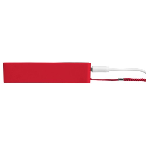 Портативное зарядное устройство Jive, красный/белый