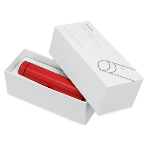 Портативное зарядное устройство Мьюзик, 5200 mAh, красный