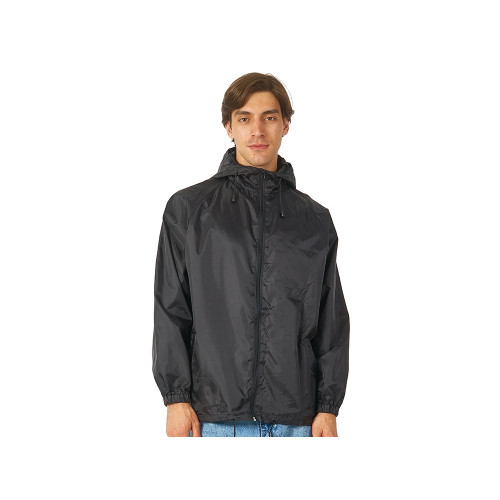 Ветровка Promo мужская с чехлом, черный Ветровка Promo мужская с чехлом, черный