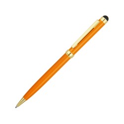 Ручка шариковая Голд Сойер со стилусом, оранжевый