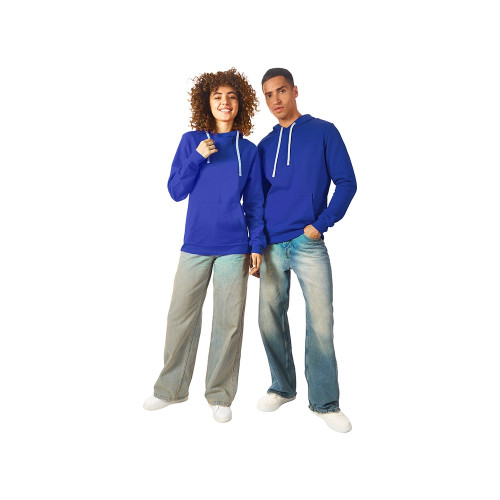 Толстовка унисекс Stream с капюшоном, классический синий Толстовка унисекс Stream с капюшоном, классический синий