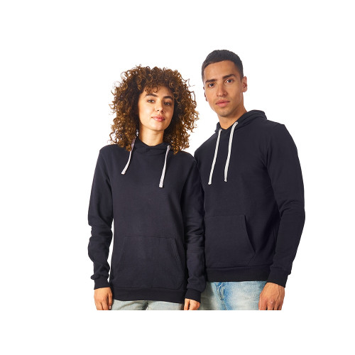 Толстовка унисекс Stream с капюшоном, черный Толстовка унисекс Stream с капюшоном, черный