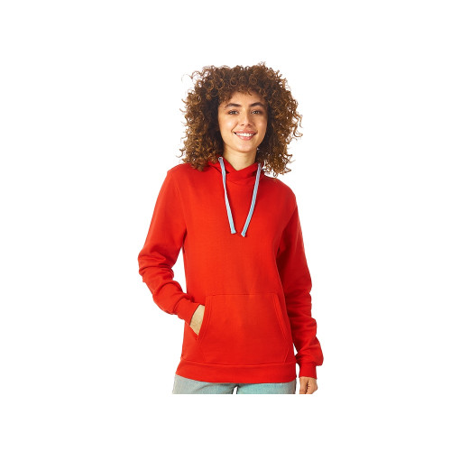 Толстовка унисекс Stream с капюшоном, красный Толстовка унисекс Stream с капюшоном, красный