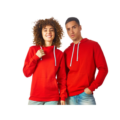 Толстовка унисекс Stream с капюшоном, красный Толстовка унисекс Stream с капюшоном, красный