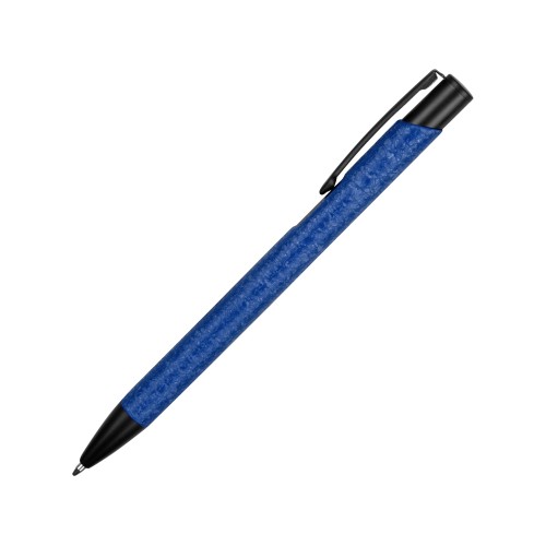 Ручка металлическая шариковая Crepa, синий/черный