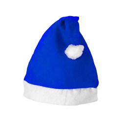 Новогодняя шапка, ярко-синий/белый