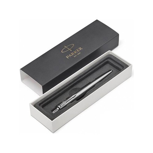 Ручка шариковая Parker Jotter Core Stainless Steel CT, серебристый