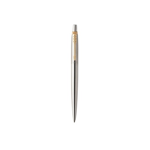 Ручка шариковая Parker Jotter Core Stainless Steel GT, серебристый/золотистый