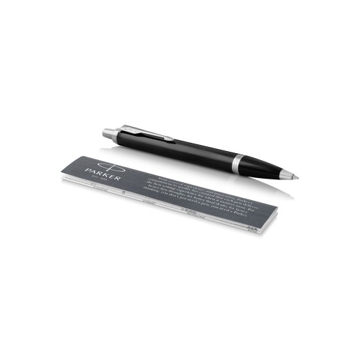 Ручка шариковая Parker IM Core Black CT, черный/серебристый